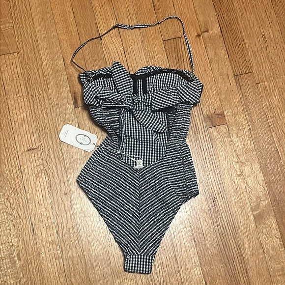 Doen Playa Maillot La Maddalena Gingham one piece swimsuit - Picture 4 of 16